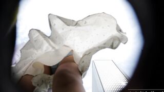 いかめし第六話 顔出し 風のいたずら ガチなモデル系jdの凄いものが撮れました voyeur jp